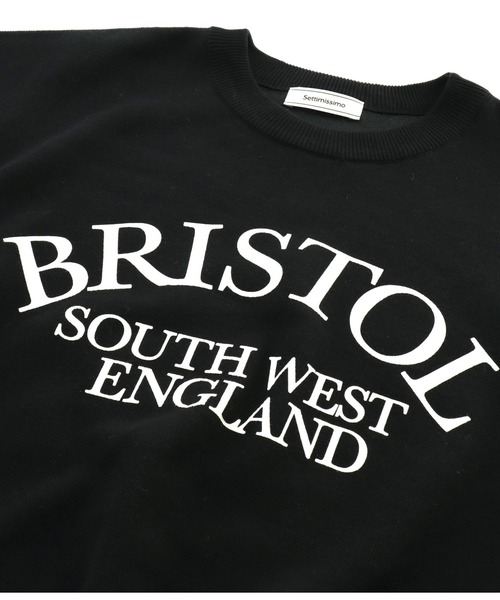 Settimissimo（セッティミッシモ）の「スエットライク 綿混ロゴニット プルオーバー ショート 長袖（ニット/セーター・レディース・ブラック/アイボリー・FREE）」の22枚目の写真