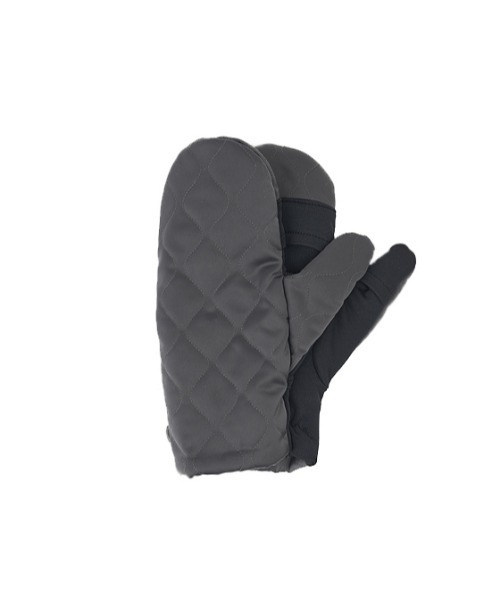 SUBLIME（サブライム）の「【SUBLIME / サブライム】キルティング ミトン グローブ 手袋 キャンプ アウトドア ユニセックス 大人カジュアル（手袋・レディース・グレー/オリーブ/ブラック/モカ・FREE）」の9枚目の写真