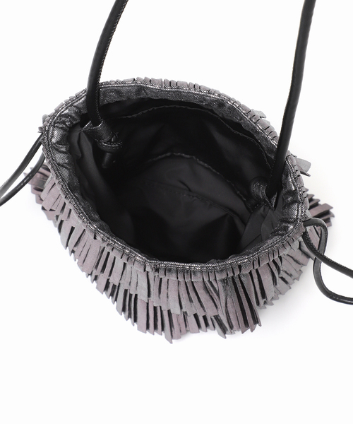 LE TALON（ルタロン）の「【Casselini / キャセリーニ 】別注ティアードキンチャク（ショルダーバッグ・レディース・ブラック/シルバー・FREE）」の6枚目の写真