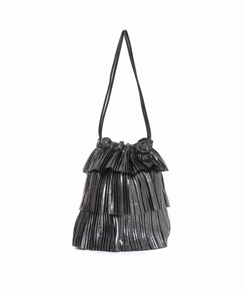 LE TALON（ルタロン）の「【Casselini / キャセリーニ 】別注ティアードキンチャク（ショルダーバッグ・レディース・ブラック/シルバー・FREE）」の8枚目の写真