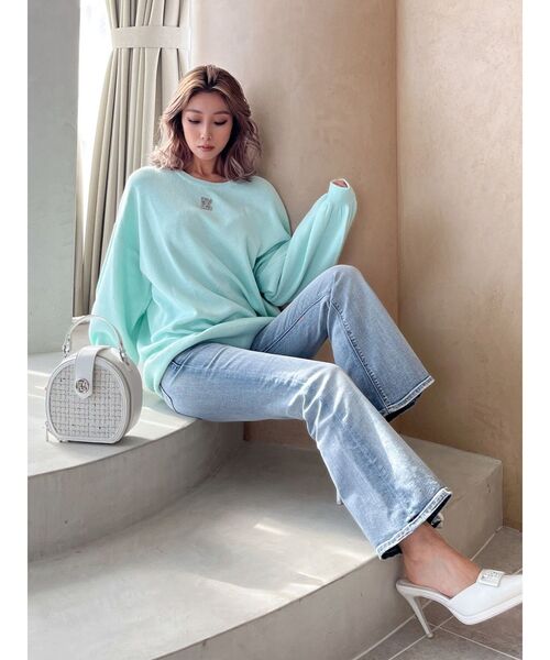 GYDA（ジェイダ）の「gydaモチーフサークル バッグ（ハンドバッグ・レディース・ブラック/オフホワイト・FREE）」の9枚目の写真