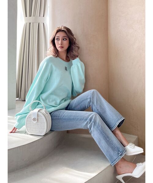 GYDA（ジェイダ）の「gydaモチーフサークル バッグ（ハンドバッグ・レディース・ブラック/オフホワイト・FREE）」の10枚目の写真