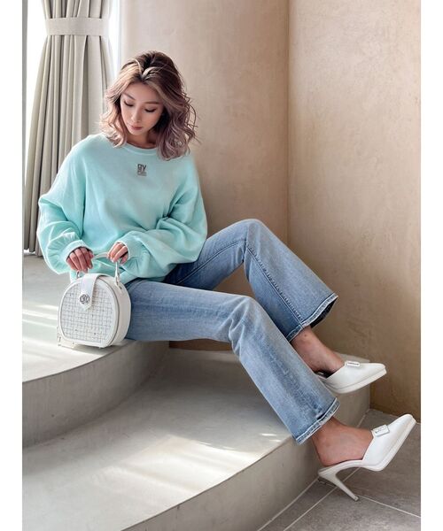 GYDA（ジェイダ）の「gydaモチーフサークル バッグ（ハンドバッグ・レディース・ブラック/オフホワイト・FREE）」の11枚目の写真