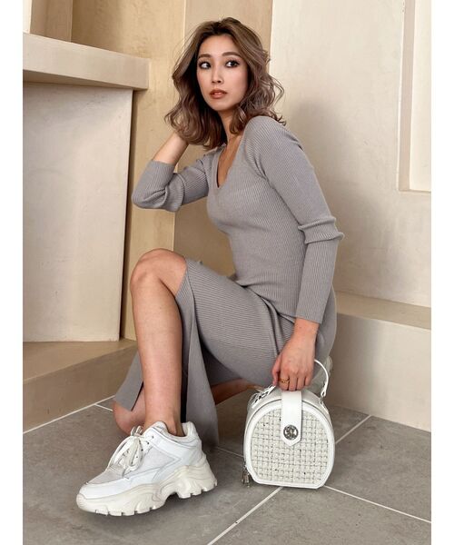 GYDA（ジェイダ）の「gydaモチーフサークル バッグ（ハンドバッグ・レディース・ブラック/オフホワイト・FREE）」の13枚目の写真