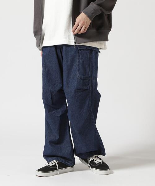 AVIREX（アヴィレックス）の「《直営店限定》DENIM EASY CARGO PANTS / デニム イージーカーゴパンツ / AVIREX / アヴィレックス（カーゴパンツ・メンズ・ブラック/その他35・L/XL/M/2XL/S）」の2枚目の写真