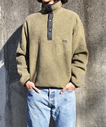 【ヴィンテージ古着】90's WOOLRICH/ウールリッチ POLARTEC フリース スナップシャツ