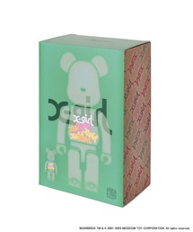 BE@RBRICK - BE@RBRICK X-girl CLEAR GREEN Ver. 400％ MEDICOM TOY OFFICIAL BLOG（メディコム・トイ オフィシャル