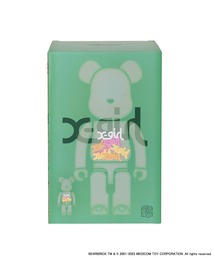 X-girl（エックスガール）の「BE@RBRICK X-girl CLEAR GREEN 100