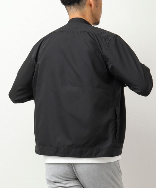 NOLLEY’S（ノーリーズ）の「【小松マテーレ/LIMONTA】ナイロンライダースシャツ（シャツ/ブラウス・メンズ・ブラウン/ブラック/オリーブ/ネイビー・XL/S/M/L）」の17枚目の写真