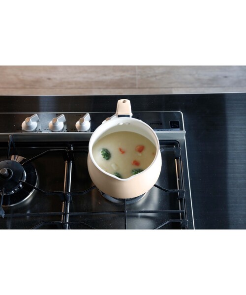 one'sterrace（ワンズテラス）の「◆CB ザル付き多用途鍋 1.8（鍋/フライパン・レディース・グレー系4/ベージュ系8・99）」の3枚目の写真