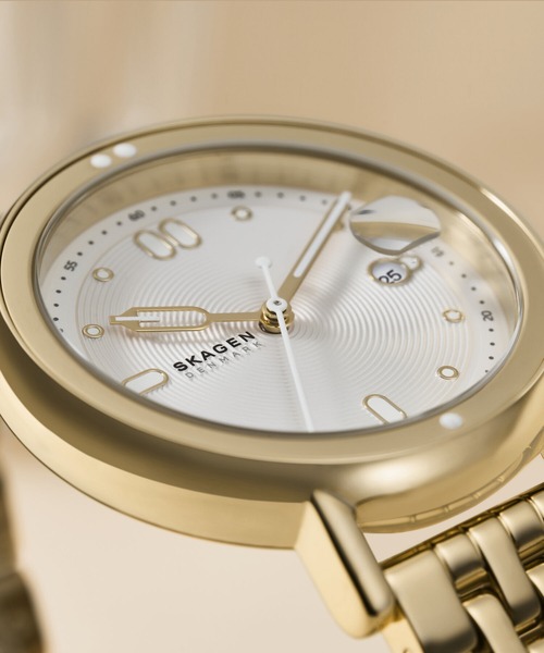 SKAGEN(スカーゲン)の「スカーゲン 腕時計 レディース アナログ ステンレス SKW3135(アナログ腕時計・レディース・GOLD・FREE)」の3枚目の写真