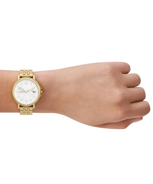 SKAGEN(スカーゲン)の「スカーゲン 腕時計 レディース アナログ ステンレス SKW3135(アナログ腕時計・レディース・GOLD・FREE)」の6枚目の写真