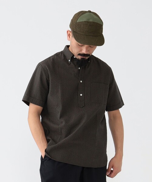 BEAMS＋ XL ビームスプラス プルオーバー シアサッカーシャツ BEAMS PLUS（ビームスプラス）の「BEAMS PLUS / シアサッカー