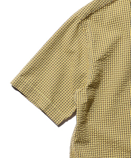 BEAMS＋ XL ビームスプラス プルオーバー シアサッカーシャツ BEAMS+ シャツ BEAMS PLUS / インディゴ シアサッカー ブル