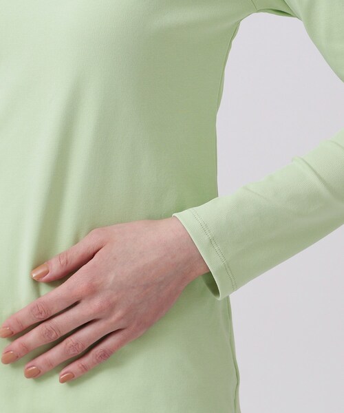 GALLEST（ギャレスト）の「アシンメトリ―カットアウトトップス（Tシャツ/カットソー・レディース・ホワイト系/ブラック/ライトグリーン・38）」の14枚目の写真