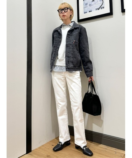 SOMETHING(サムシング)の「SOMETHING(サムシング)【レディース】「ELSA」スタンダードストレートパンツ(デニムパンツ・レディース・ホワイト・26inch/27inch/28inch/29inch/30inch/25inch)」の8枚目の写真