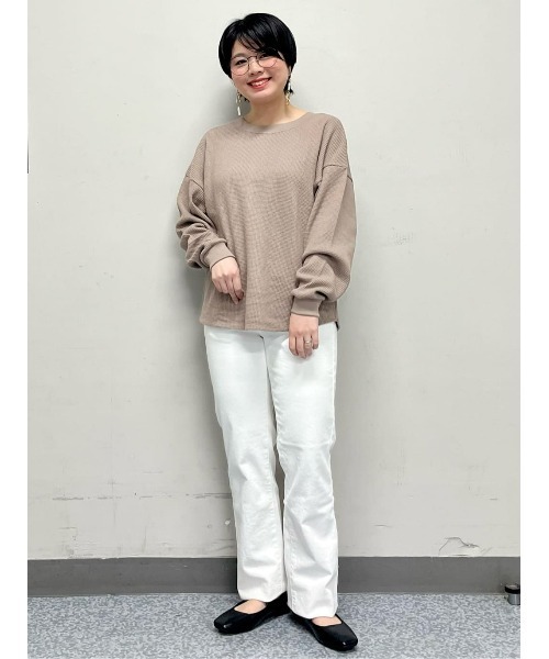 SOMETHING(サムシング)の「SOMETHING(サムシング)【レディース】「ELSA」スタンダードストレートパンツ(デニムパンツ・レディース・ホワイト・26inch/27inch/28inch/29inch/30inch/25inch)」の16枚目の写真