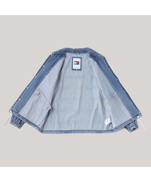 tommy jeans(トミー ジーンズ)の「レーザークリッターデニムシャケット(デニムジャケット・メンズ・ブルー・SMALL/MEDIUM/LARGE/X-LARGE)」の2枚目の写真
