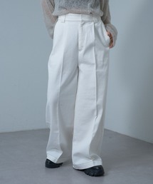 ワイドレッグチノパンツ