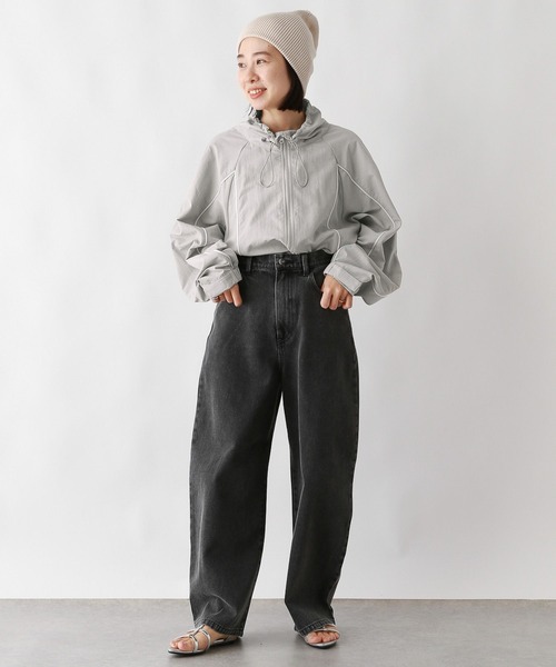 LEPSIM（レプシィム）の「パイピングBIGジャケット　987535（その他アウター・レディース・ブラック/ベージュ/ライトグレー・FREE）」の9枚目の写真