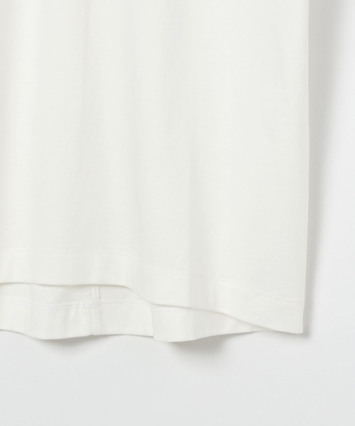 BAYFLOW(ベイフロー)の「VネックシルケットT(Tシャツ/カットソー・レディース・ラベンダー/ブルー/ブラック/オフホワイト/グレイッシュベージュ・X-SMALL/LARGE/MEDIUM/SMALL)」の12枚目の写真