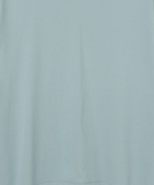 BAYFLOW(ベイフロー)の「VネックシルケットT(Tシャツ/カットソー・レディース・ラベンダー/ブルー/ブラック/オフホワイト/グレイッシュベージュ・X-SMALL/LARGE/MEDIUM/SMALL)」の17枚目の写真