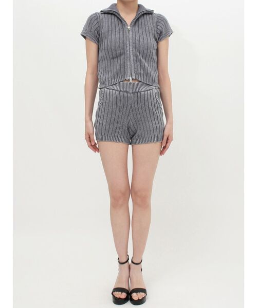 GYDA（ジェイダ）の「【SETUP着用可】ブリーチワイドリブニットショートパンツ（その他パンツ・レディース・オフホワイト/ブラック/ネイビー・FREE）」の19枚目の写真