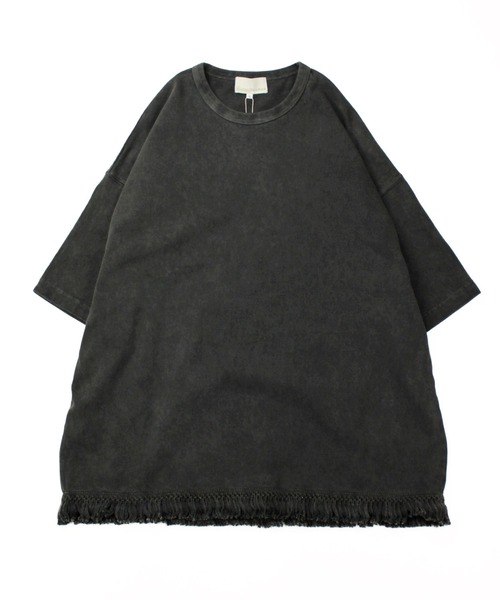 Universal Style Wear（ユニバーサルスタイルウェア）の「Universal Style Wear フリンジ Tee（Tシャツ/カットソー・メンズ・スミクロ/ブラウン/カーキ/グレイッシュベージュ・MEDIUM/X-LARGE/LARGE）」の18枚目の写真