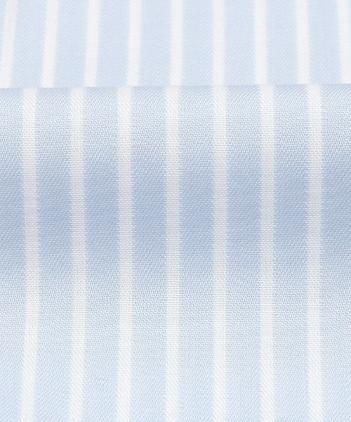 TOKYO SHIRTS(トウキョウシャツ)の「形態安定ノーアイロン レギュラー 7分袖ビジネスワイシャツ(ビジネスシャツ・レディース・ブルー・S/LL/XL/L/M)」の5枚目の写真