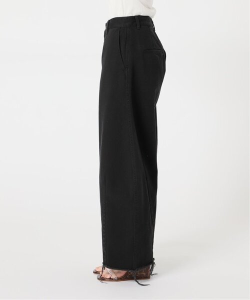 plage(プラージュ)の「《追加》balloon tapered パンツ(デニムパンツ・レディース・ブラック/ホワイト・34/36/38)」の7枚目の写真