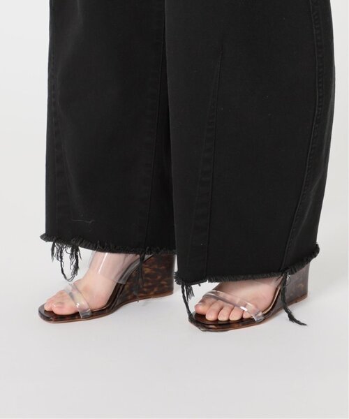 plage(プラージュ)の「《追加》balloon tapered パンツ(デニムパンツ・レディース・ブラック/ホワイト・34/36/38)」の14枚目の写真