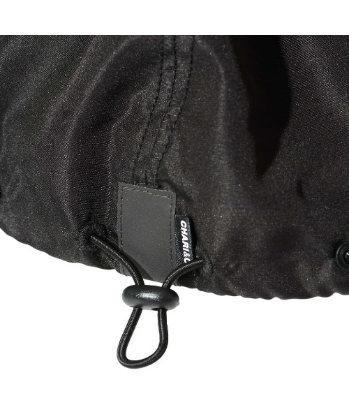 CHARI&CO(チャリアンドコー)の「SCRIPT SUNSHADE 6PANEL CAP(キャップ・メンズ・ブラック・FREE)」の11枚目の写真