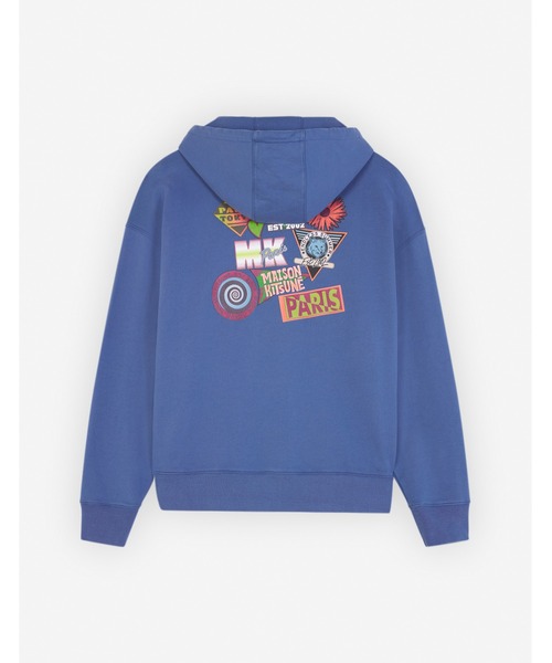 MAISON KITSUNE サーフ コラージュ オーバーサイズ フーディ MAISON KITSUNE サーフ コラージュ オーバーサイズ フーディ