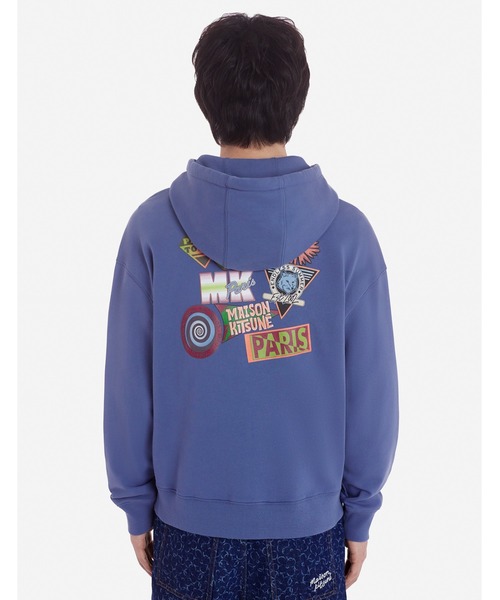 MAISON KITSUNE サーフ コラージュ オーバーサイズ フーディ