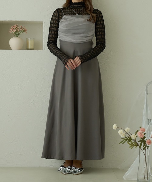 Ambre Neige(アンブルネージュ)の「ガラシアーハイネックトップス/【WEB/EC限定商品】(Tシャツ/カットソー・レディース・アイボリー/ブラック/ピンク/ダークブラウン・FREE)」の12枚目の写真