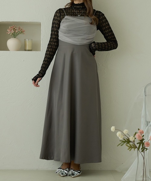 Ambre Neige(アンブルネージュ)の「ガラシアーハイネックトップス/【WEB/EC限定商品】(Tシャツ/カットソー・レディース・アイボリー/ブラック/ピンク/ダークブラウン・FREE)」の13枚目の写真