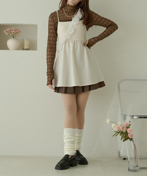 Ambre Neige(アンブルネージュ)の「ガラシアーハイネックトップス/【WEB/EC限定商品】(Tシャツ/カットソー・レディース・アイボリー/ブラック/ピンク/ダークブラウン・FREE)」の20枚目の写真