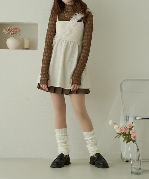 Ambre Neige(アンブルネージュ)の「ガラシアーハイネックトップス/【WEB/EC限定商品】(Tシャツ/カットソー・レディース・アイボリー/ブラック/ピンク/ダークブラウン・FREE)」の21枚目の写真