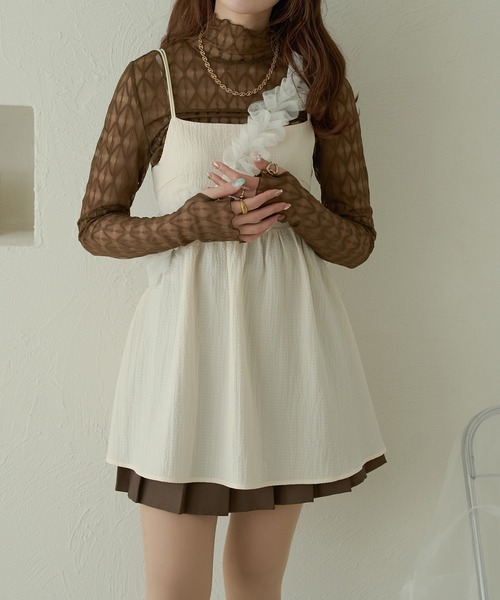 Ambre Neige(アンブルネージュ)の「ガラシアーハイネックトップス/【WEB/EC限定商品】(Tシャツ/カットソー・レディース・アイボリー/ブラック/ピンク/ダークブラウン・FREE)」の18枚目の写真