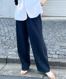 Rouge vif | ウエストゴム ワイドバレルパンツ(その他パンツ)