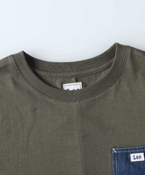 Lee(リー)の「Lee(リー)デニムポケットワンピース(Tシャツ/カットソー・レディース・オリーブ・M/L/XL)」の16枚目の写真