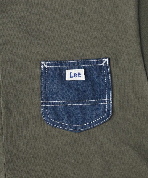Lee(リー)の「Lee(リー)デニムポケットワンピース(Tシャツ/カットソー・レディース・オリーブ・M/L/XL)」の22枚目の写真