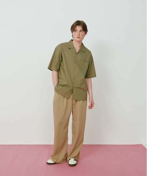 KACCO(カッコ)の「《ユニセックスアイテム》RELAX FIT OVERSIZE SHIRTS / リラックスフィットオーバープレーンシャツ(シャツ/ブラウス・メンズ・カーキ/グレー/ネイビー・MEDIUM/SMALL/LARGE)」の7枚目の写真