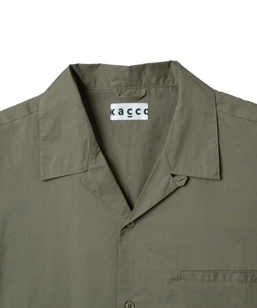 KACCO(カッコ)の「《ユニセックスアイテム》RELAX FIT OVERSIZE SHIRTS / リラックスフィットオーバープレーンシャツ(シャツ/ブラウス・メンズ・カーキ/グレー/ネイビー・MEDIUM/SMALL/LARGE)」の17枚目の写真