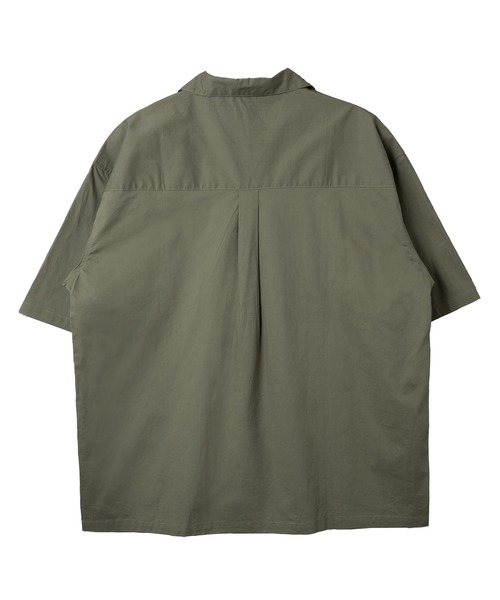 KACCO(カッコ)の「《ユニセックスアイテム》RELAX FIT OVERSIZE SHIRTS / リラックスフィットオーバープレーンシャツ(シャツ/ブラウス・メンズ・カーキ/グレー/ネイビー・MEDIUM/SMALL/LARGE)」の16枚目の写真