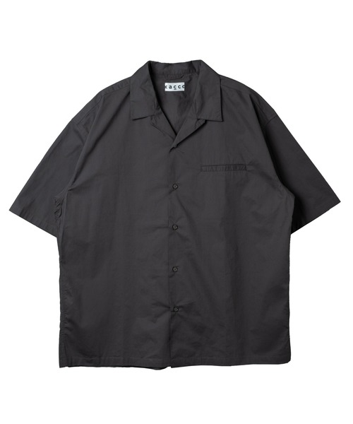 KACCO(カッコ)の「《ユニセックスアイテム》RELAX FIT OVERSIZE SHIRTS / リラックスフィットオーバープレーンシャツ(シャツ/ブラウス・メンズ・カーキ/グレー/ネイビー・MEDIUM/SMALL/LARGE)」の12枚目の写真