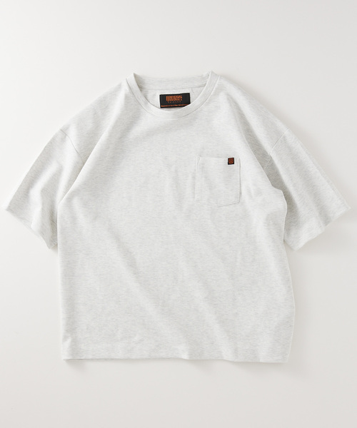 UNIVERSAL OVERALL(ユニバーサルオーバーオール)の「UNIVERSAL OVERALL/ユニバーサルオーバーオール 別注ポンチTシャツ(Tシャツ/カットソー・メンズ・チャコールグレー/ネイビー/ブラック/ホワイト・LARGE/MEDIUM/SMALL)」の20枚目の写真