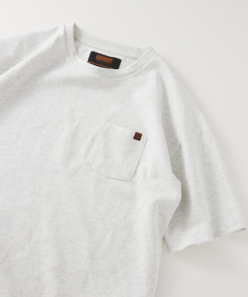 UNIVERSAL OVERALL(ユニバーサルオーバーオール)の「UNIVERSAL OVERALL/ユニバーサルオーバーオール 別注ポンチTシャツ(Tシャツ/カットソー・メンズ・チャコールグレー/ネイビー/ブラック/ホワイト・LARGE/MEDIUM/SMALL)」の21枚目の写真