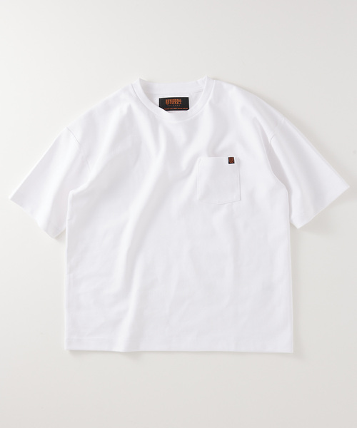 UNIVERSAL OVERALL(ユニバーサルオーバーオール)の「UNIVERSAL OVERALL/ユニバーサルオーバーオール 別注ポンチTシャツ(Tシャツ/カットソー・メンズ・チャコールグレー/ネイビー/ブラック/ホワイト・LARGE/MEDIUM/SMALL)」の22枚目の写真