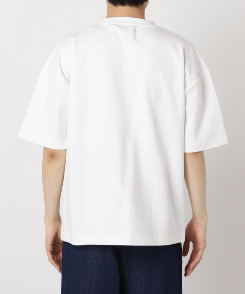 UNIVERSAL OVERALL(ユニバーサルオーバーオール)の「UNIVERSAL OVERALL/ユニバーサルオーバーオール 別注ポンチTシャツ(Tシャツ/カットソー・メンズ・チャコールグレー/ネイビー/ブラック/ホワイト・LARGE/MEDIUM/SMALL)」の14枚目の写真